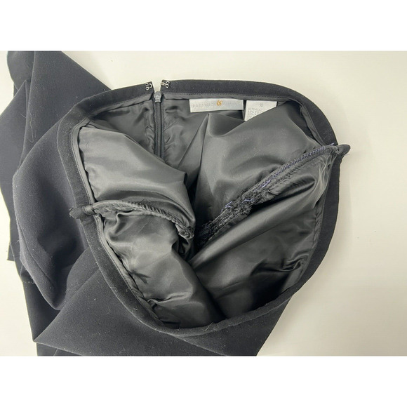 Womens Preswick & Moore Skirt Size 10 Black Altered - Picture 6 of 13